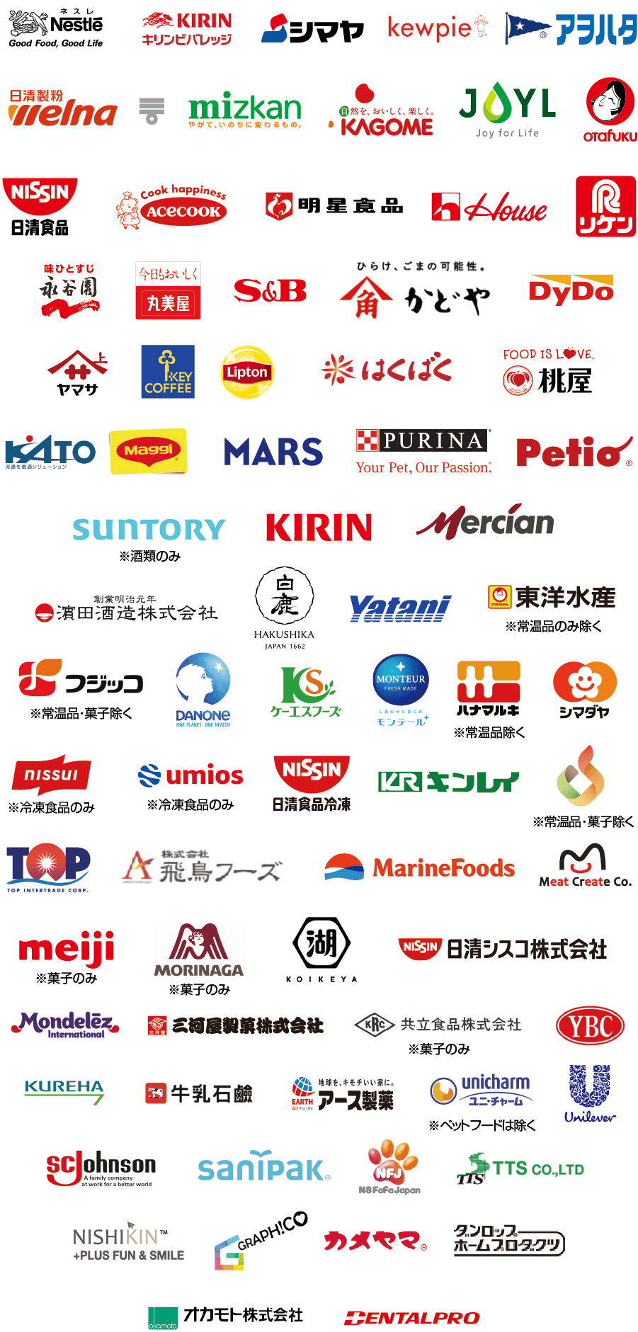 協賛メーカー